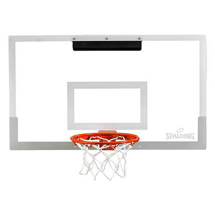 Міні-щит дитячий баскетбольний щит баскетбольний дитячий Spalding Mini Arena Slam 180° Pro 71x42 см, фото 2