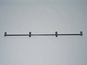 Буз-бар (підставка під вудочки) на 4 вудилища і на 2 стійках з нержавійки