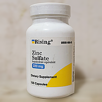 Rising Zinc Sulfate 100 капсул цинк сульфат