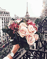Картина за номерами Троянди у Парижі Нікітошка (GX32929) 40 х 50 см