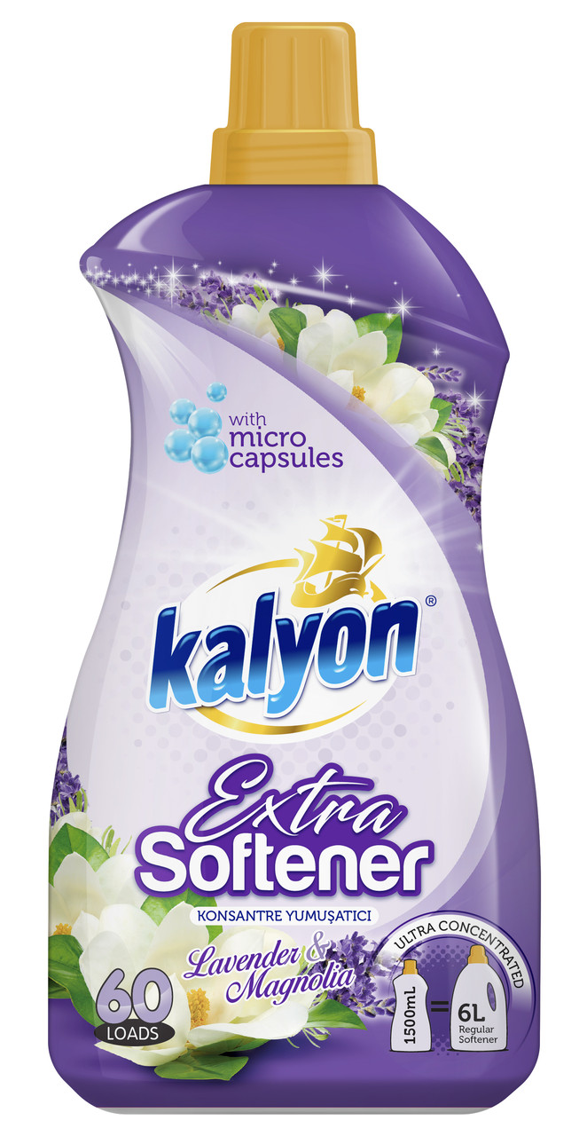 Пом'якшувач для прання Kalyon Extra Lavender & Magnolia на 60 прань 1500 мл