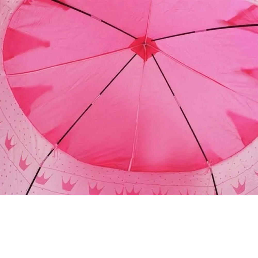 Детская палатка игровая Розовая Замок принцессы шатер для дома и улицы ZXC - фото 4 - id-p2194642760