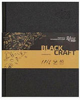 Блокнот Rosa Studio черный и крафт бумага A5 80 г/м2 96л.