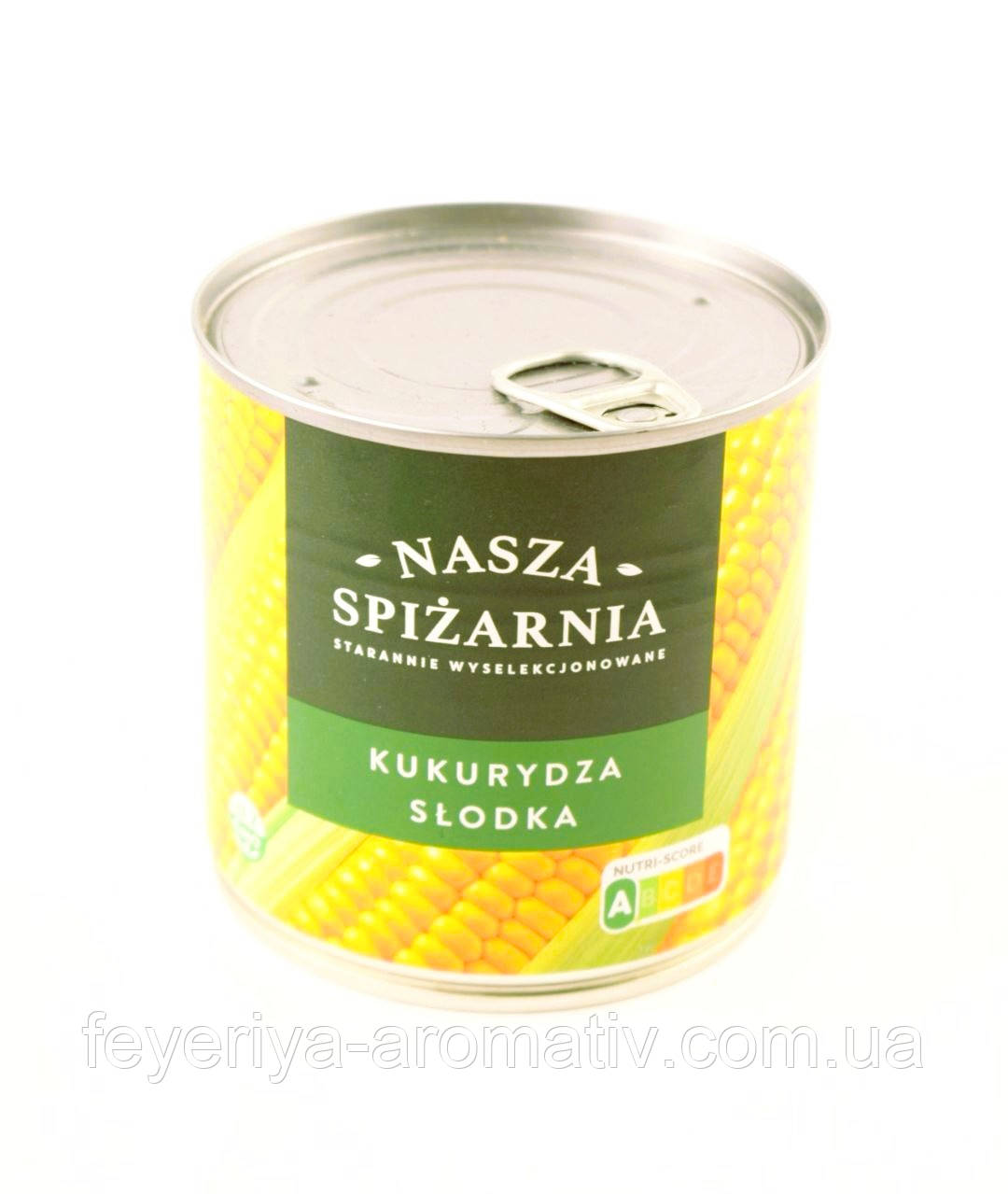 Кукуруза сладкая консервированная Nasza Spizrnia 340г (Польша) - фото 1 - id-p741592912