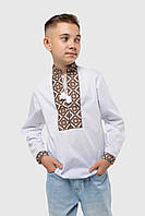 Рубашка вышиванка для мальчика Козачок Тимофей 158 см Коричневый (2000902209660)