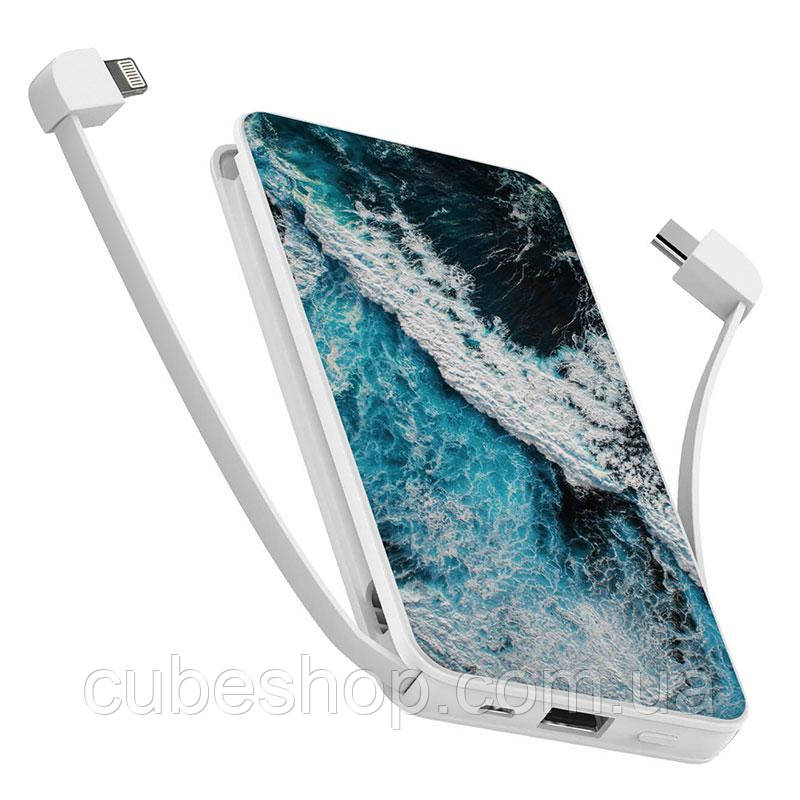 Повербанк (powerbank) "Океанічна хвиля" 10000 мА·год