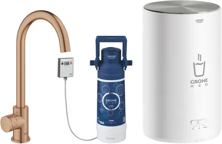 Кухонний змішувач Grohe Red Brushed Warm Sunset 30085Dl1