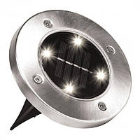 Вуличний світильник на сонячній батареї Solar Disk 8led-dm8 садовий ліхтар ZXC