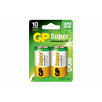 Батарейка Gp D Super Alkaline LR20 * 2 13A-U2 / 4891199000003 DAS