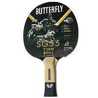 Ракетка для настільного тенісу Butterfly Time Boll SG55 (9572) SX, код: 1552784