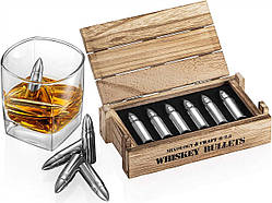 Камені патрони для охолодження віскі Whiskey Stone Gift Set Stainless Steel