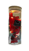 Роза в колбе с LED подсветкой Большая №A52 красная ZXC
