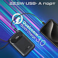 УМБ Promate PowerPod-20 20000 mAh, USB-C/USB-А порт, USB-C/Lightning конектори (powerpod-20.black), фото 5