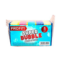 Губки кухонные с профилем Super Bubble ТМ Profit 10х7х3,5 см комплект 5 шт