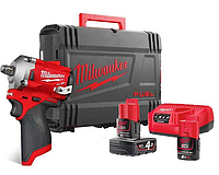 Гайковерт аккумуляторный Milwaukee 1/2" (339 Нм) 2 АКБ+ЗУ 933464616