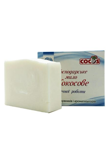 Хозяйственное мыло Кокосовое ручной работы, 100 г +-5, Cocos - фото 3 - id-p2194683275