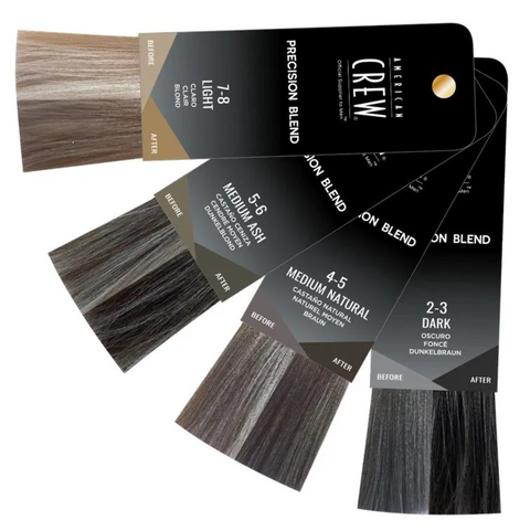 Чоловіча фарба для сивого волосся "Система маскування сивини American Crew Precision Blend Shades 4-5