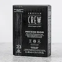 Мужская краска для седых волос "Система маскировки седины American Crew Precision Blend Shades 2-3