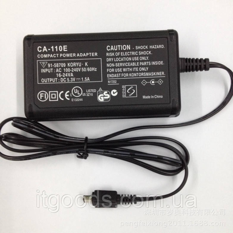 Блок живлення 5.3V 1.5A CA-110 | CA-110E для відеокамери Canon HF R26 R205 R200 M50 M52 M500 M506 R20 R21 R30 R32 R40