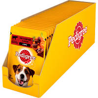 Влажный корм для собак Pedigree Говядина, ягненок в соусе 100 г 5900951262531 DAS