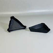 Паперова форма для шматочка торта чорна 102*78*25 (100 шт)