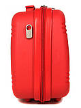 Кейс(ручна поклажа) BC поліпропілен червоний 36х30х16/15л/1.2кгSnowbal, фото 4