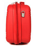 Кейс(ручна поклажа) BC поліпропілен червоний 36х30х16/15л/1.2кгSnowbal, фото 5
