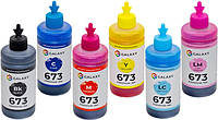 Чернила 673 Epson совместимые GALAXY комплект 6x200 ml (GAL-E673-6x200)