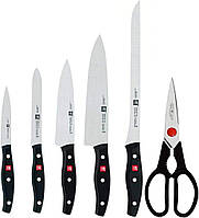 Набір кухонних ножів / Набір кухонного приладдя / Набор кухонных ножей Zwilling Twin Pollux 6 предметів