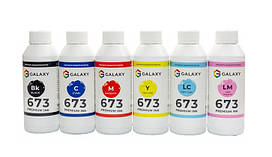 Чорнила 673 Epson сумісні, GALAXY комплект 6x500 ml (GAL-E673-6x500)