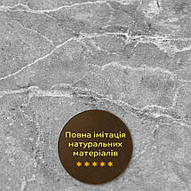 Декоративна ПВХ плита металік мармур 600*600*3mm (S) SW-00001630, фото 6
