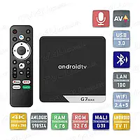 Смарт ТВ приставка Magicsee G7 Max 4/32 Гб Android TV 11 Smart Box