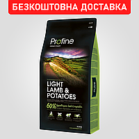 Сухой корм Profine Light для собак с лишним весом, с ягнятиной и картофелем, 15 кг