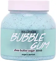 Сахарный скраб для тела Hollyskin Shea Butter Sugar Scrub, 300 мл Bubble gum