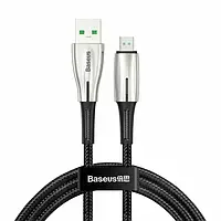 Кабель Baseus Waterdrop USB-microUSB, 1м Black (CAMRD-B01)