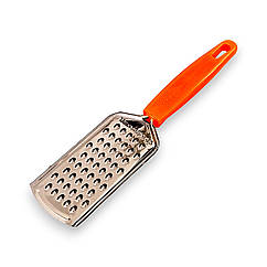 Терка ручна кухонна нержавіюча сталь із пластиковою ручкою Kitchen Mater 23.5 см