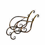 Боковини для гойдалки ковані 2 шт. чорні. Качеля садова, фото 5