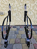 Боковини для гойдалки ковані 2 шт. чорні. Качеля садова, фото 8