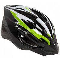 Шлем Velotrade HEL126 черно-бело-салатовый L HEAD-004 GHF