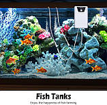 Повітряний насос для акваріума Petbank USB 2600 мАг, безшумний акваріумний Bubbler, фото 6