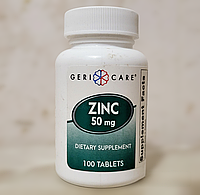 Сульфат цинка Geri Care Zinc 50 mg 100 таблеток