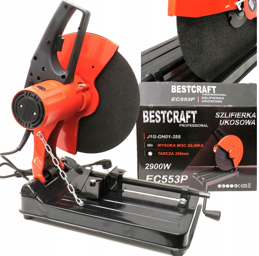 Пила монтажна Металоріз 2900W Kraft&Dele Bestcraft EC553-P Польща