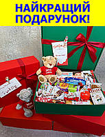Сладкий набор подарочный с конфетками бокс в форме коробки для девушки, сестры, подруги BoxSS-51