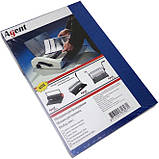 Обкладинки пластикові AGENT А3, 180мкм, синій, 100шт (1510089), фото 2