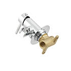 Набір для гігієнічного душу прихованого монтажу Venta 88005 колір хром круглий, фото 2