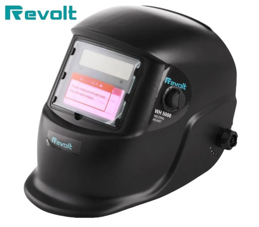 Зварювальна маска хамелеон Revolt WH 5000, маска зварювальна з автозатемненням для напівавтомата
