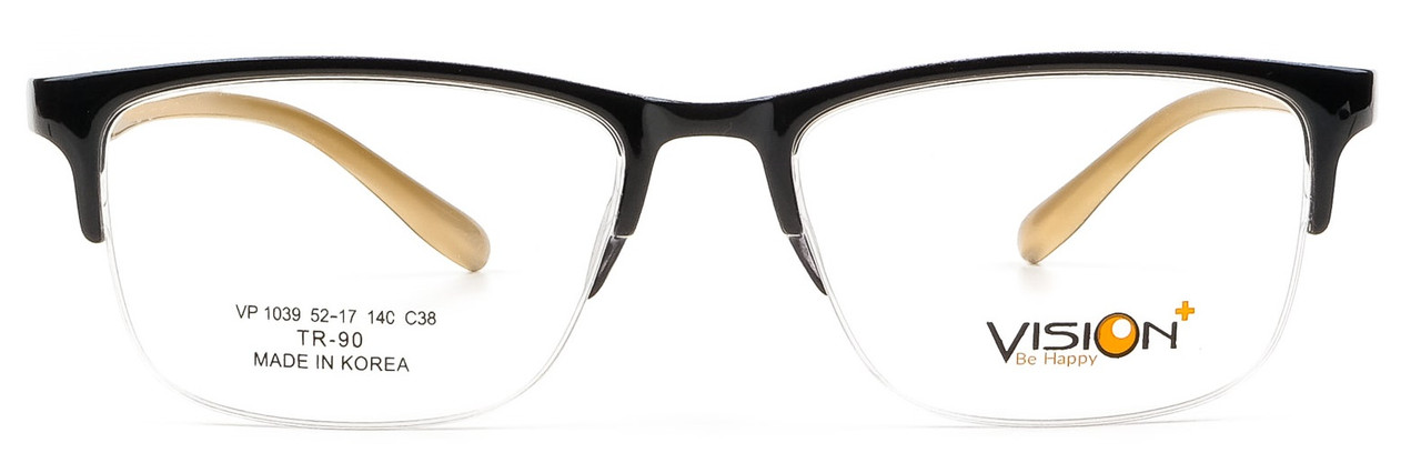 Полуоправні окуляри для комп'ютера Blue Blocker чоловічі крупні (оправа і лінзи - Корея) 2 забарвлення, фото 1