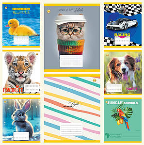 Зошит (12 л.//) "Тетрада" Тверда офсетка (1/25) ш.4820049491494