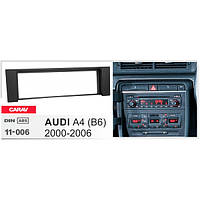 Перехідна рамка для автомобіля Audi A4 (B6) 2000-2006 1 DIN - 182 x 53 mm Carav 11-006 ACV 281320-07