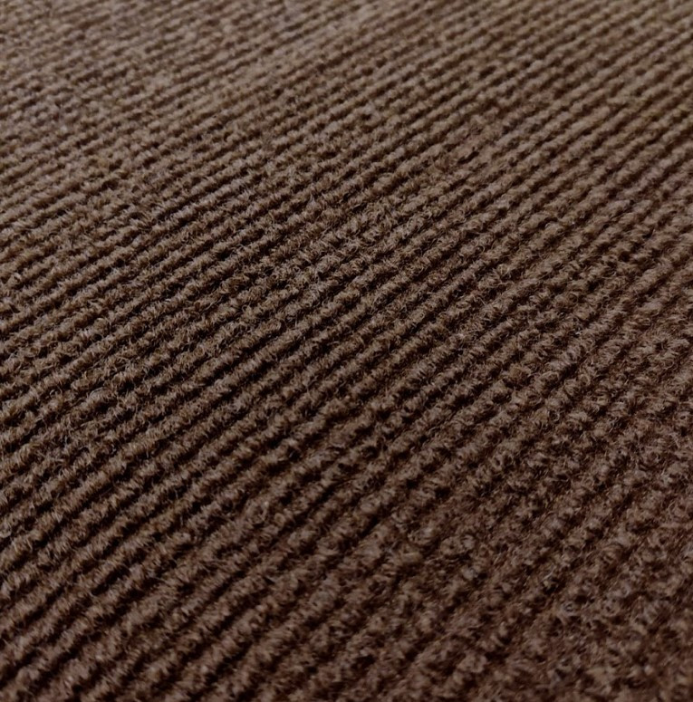 Самоклеюча плитка під ковролін темно-коричнева 60х60см 4мм кавролін самоклейка